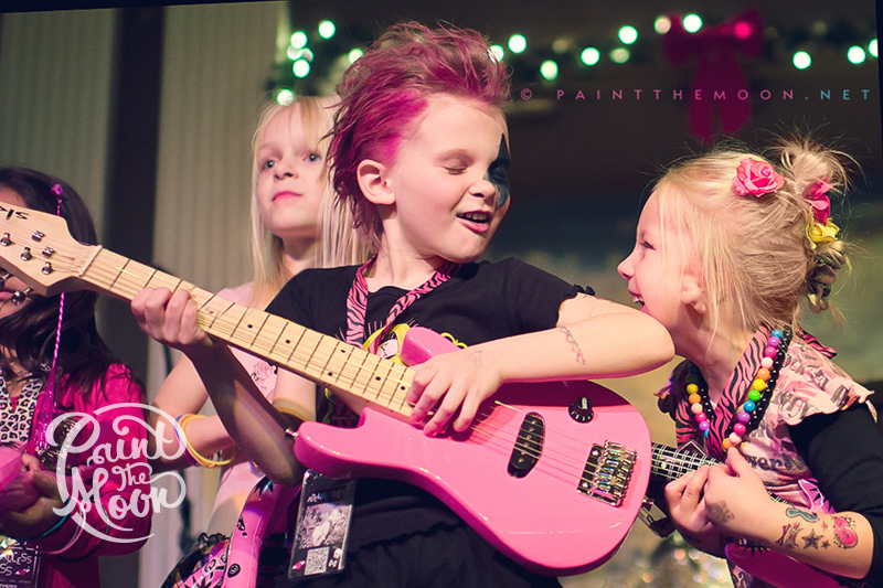 Photoshop Actions Rock Star Kid's Birthday Party Photos Punk PSE