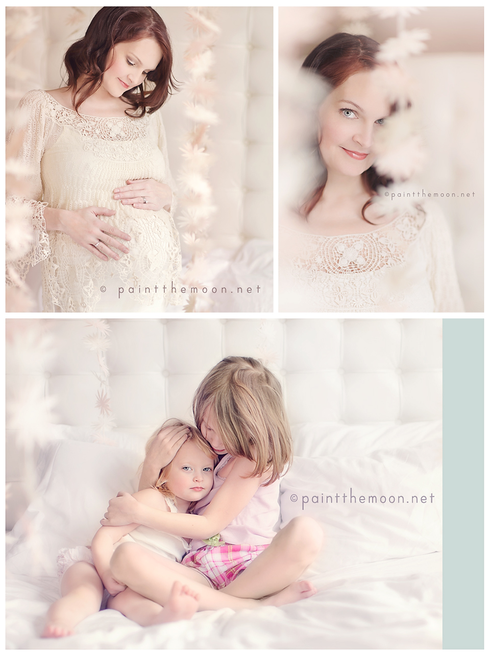 Maternity Photography | Soft, Indoor, Natural Light - Creamy, Film | Paint the Moon Photoshop Actions