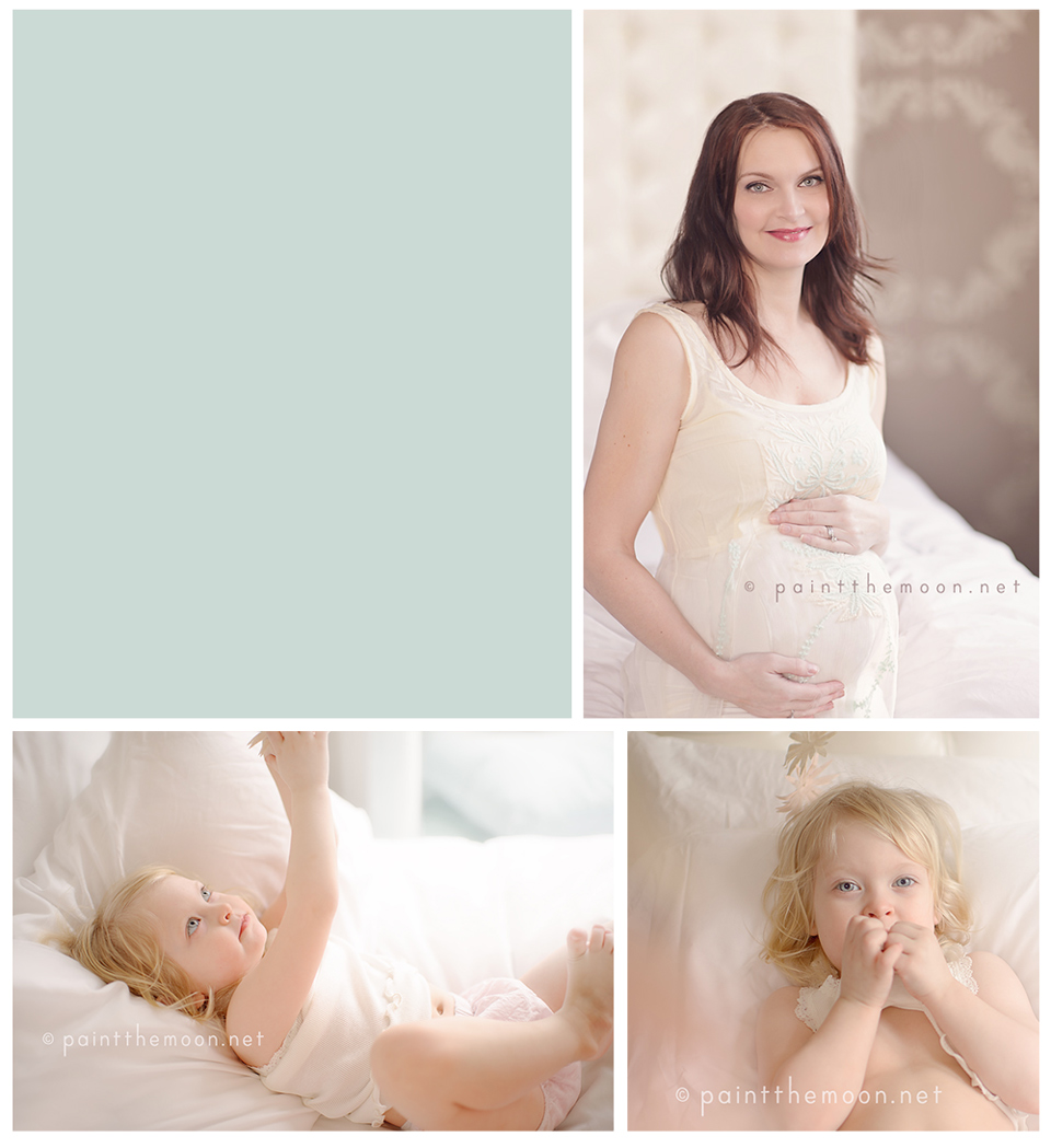 Maternity Photography | Soft, Indoor, Natural Light | Paint the Moon Photoshop Actions