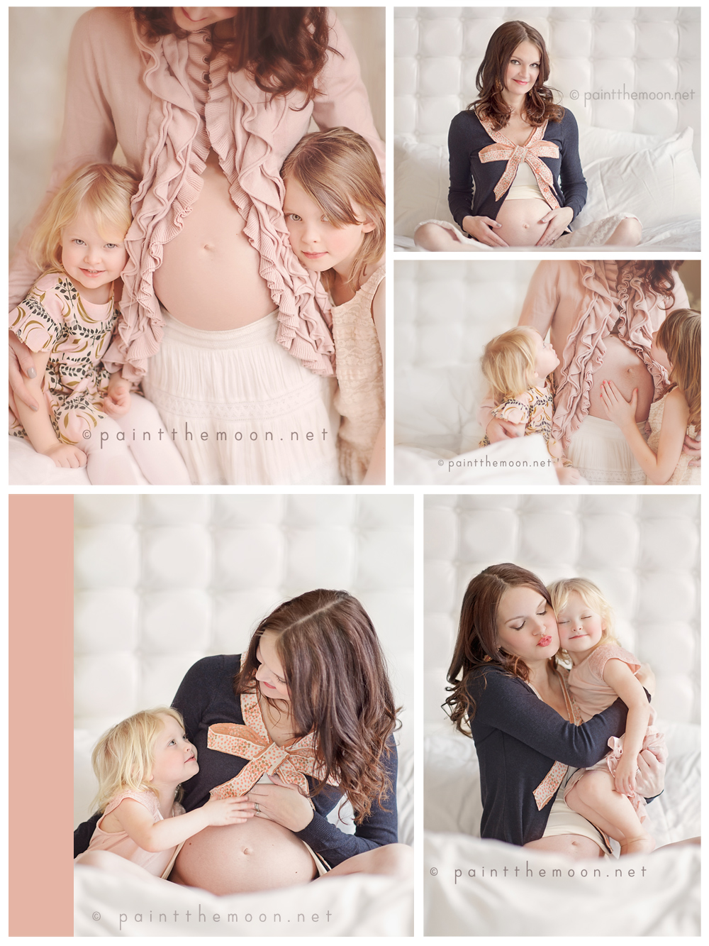 Maternity Photography | Soft, Indoor, Natural Light | Paint the Moon Photoshop Actions