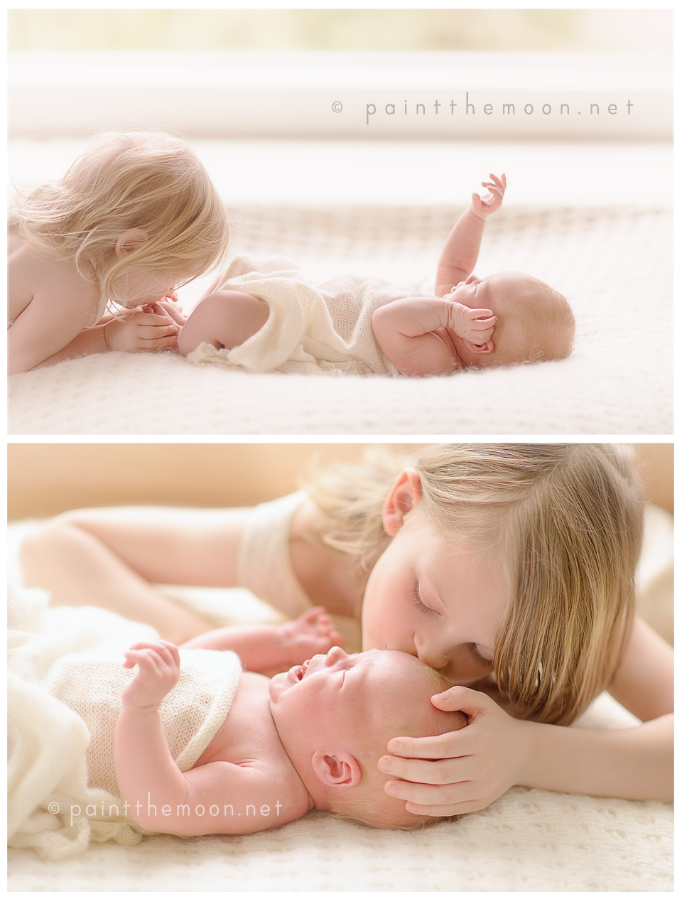 Newborn Baby Photography | Soft, Indoor, Natural Light | Paint the Moon Photoshop Actions