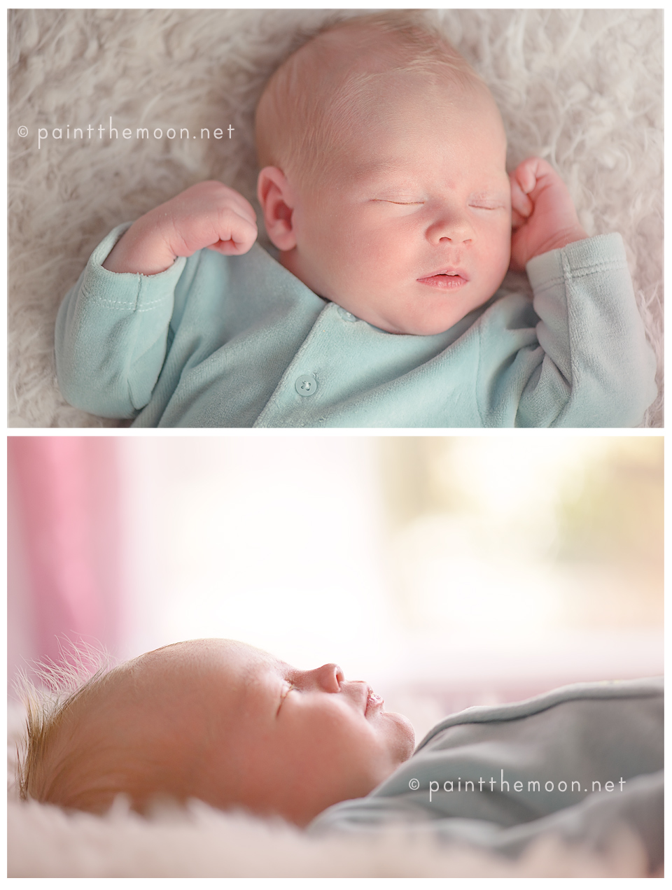 Newborn Baby Photography | Soft, Indoor, Natural Light | Paint the Moon Photoshop Actions