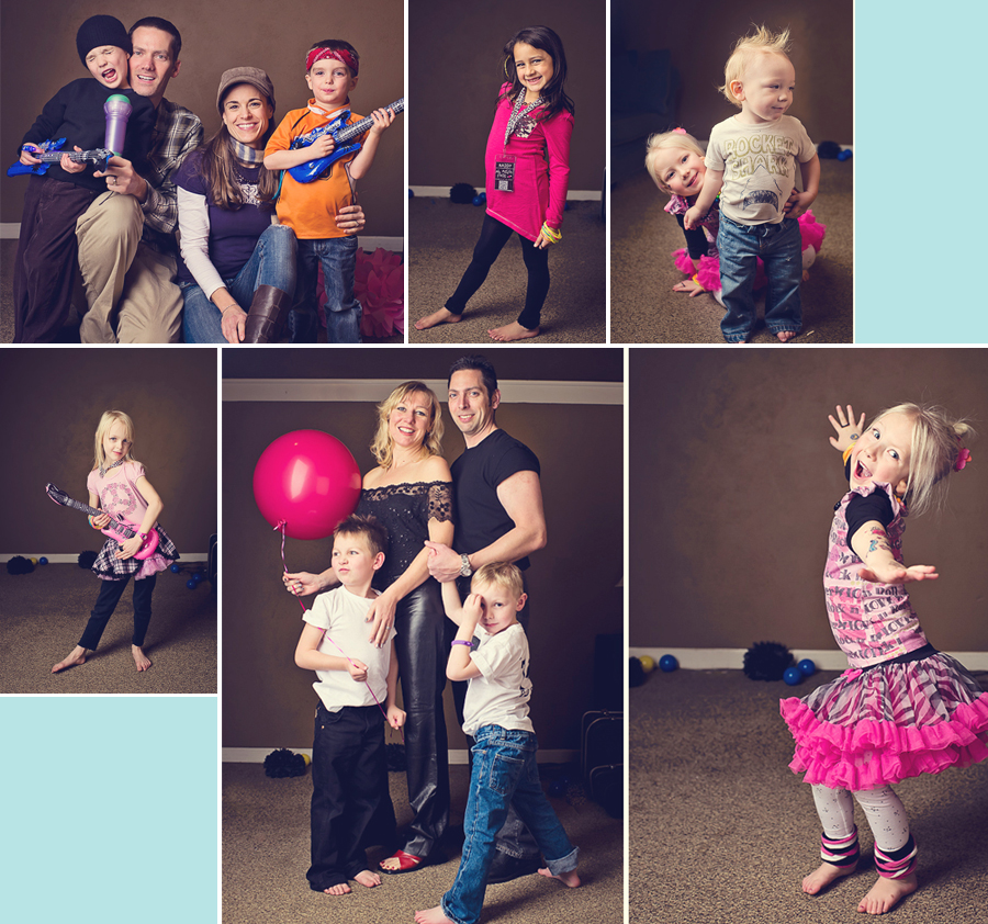 Photoshop Actions Rock Star Kid's Birthday Party Photos Punk PSE