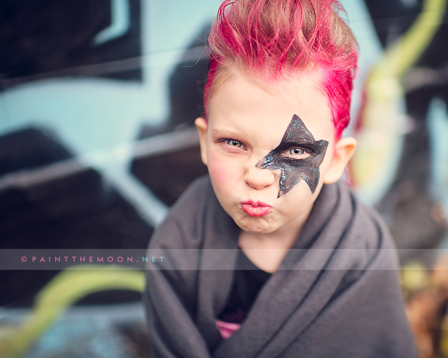 Photoshop Actions Rock Star Kid's Birthday Party Photos Punk PSE