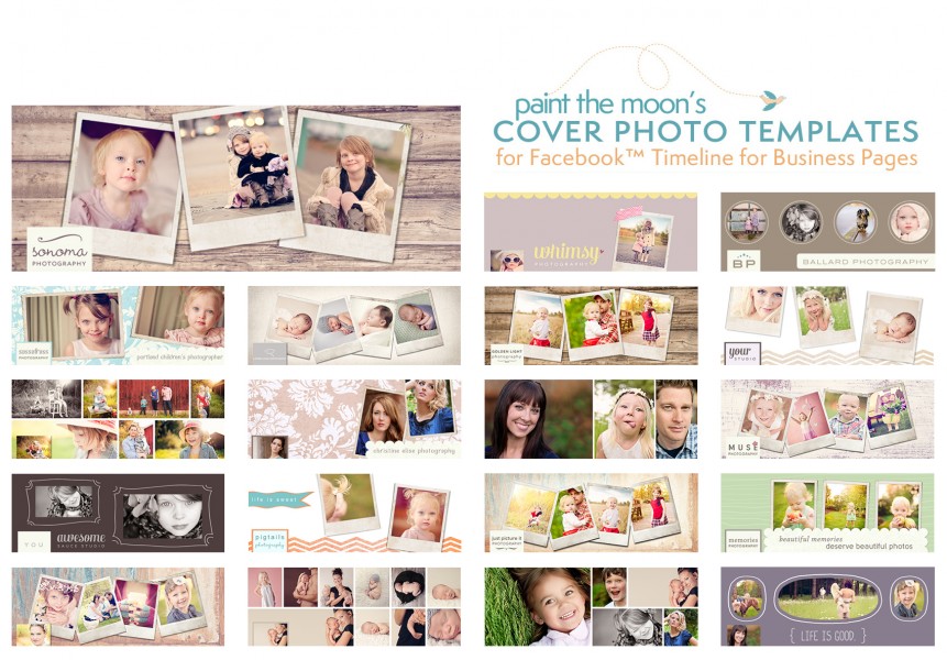 Photoshop Actions - Facebook Business Page Timeline Cover Templates Free Makeover Retouching