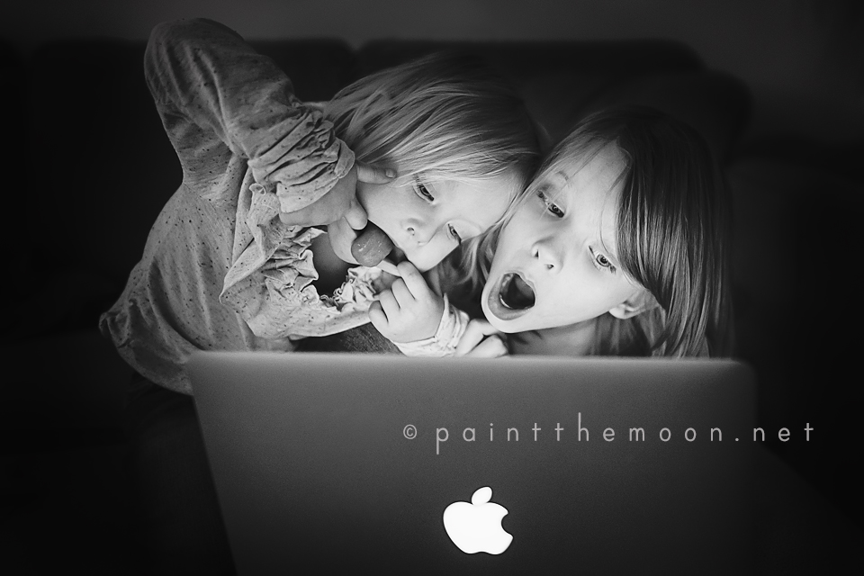 Lifestyle Photography - Capturing Indoor Candid Photos - Paint the Moon Photoshop Actions - Children Photography