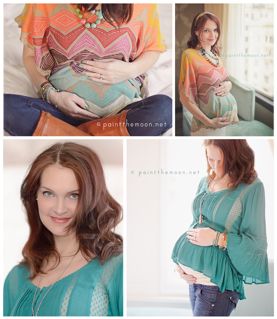 Maternity Photography | Soft, Indoor, Natural Light | Paint the Moon Photoshop Actions