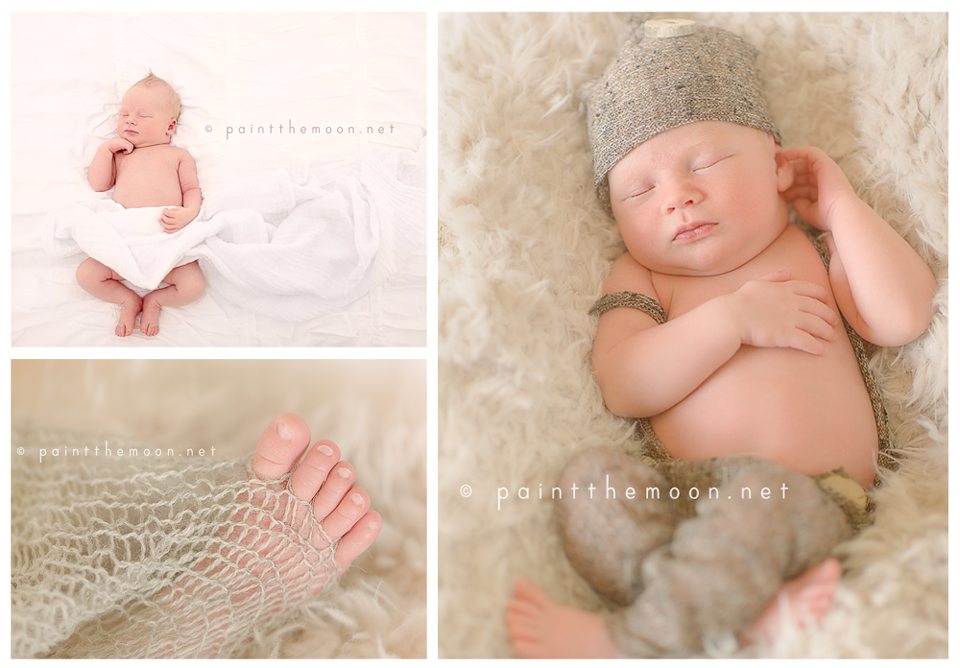 Newborn Baby Photography | Soft, Indoor, Natural Light | Paint the Moon Photoshop Actions