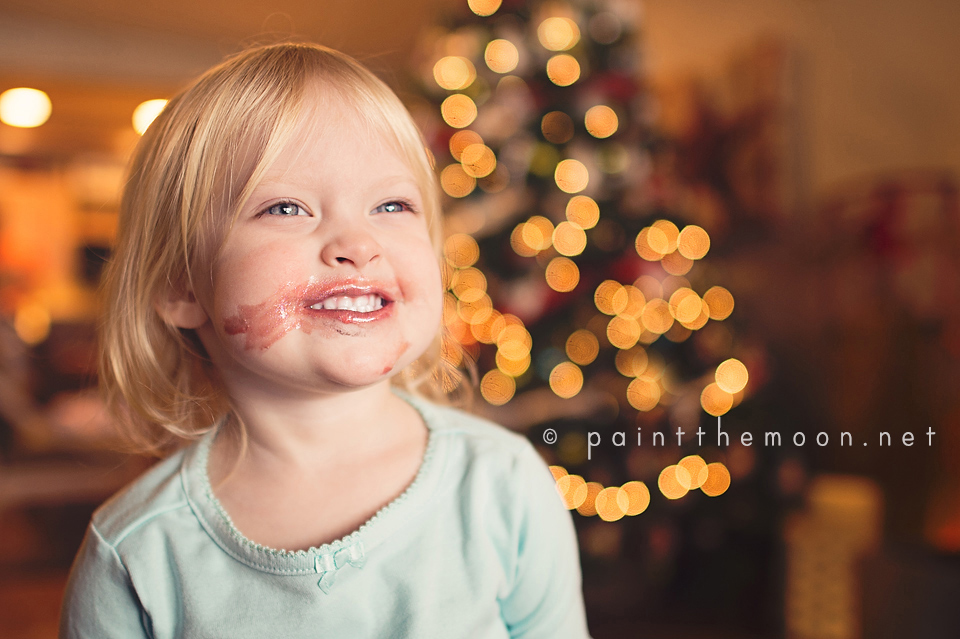 Taking Photos on Christmas Morning - Tips from Paint the Moon Photoshop Actions